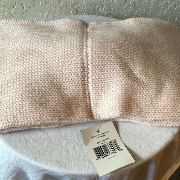 Kate Spade: Pastry Pink Gathered Bow Neckwarmer- Knit - Picture 10 of 15